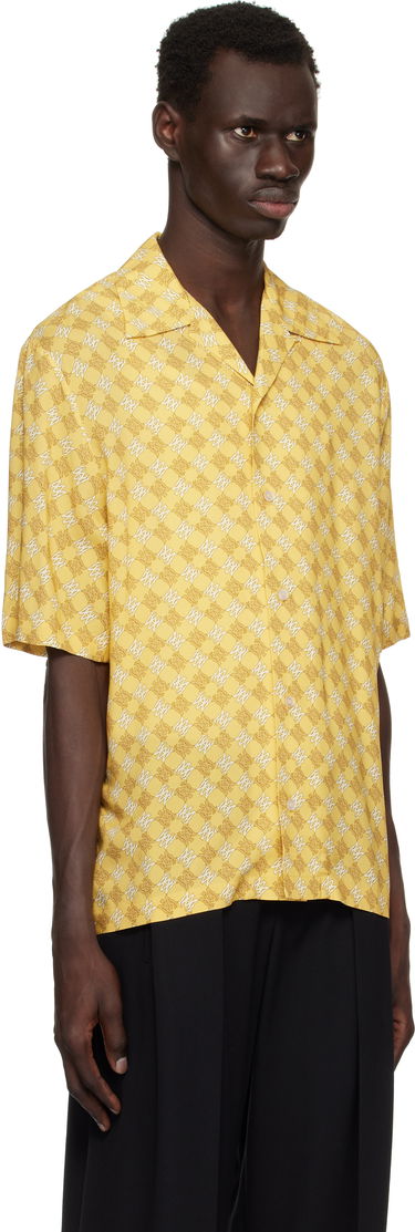 Košeľa AMIRI Amiri 'MA' Quad Camp Shirt Žltá | AMSTCA1104, 1