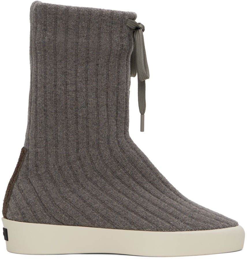 Tenisky a topánky Fear of God Fear of God Moc Knit High Šedá | FG882-141WOO, 0