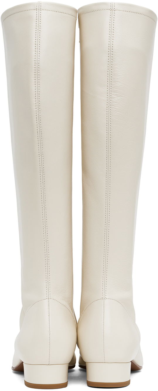 Leather Knee-High Boots