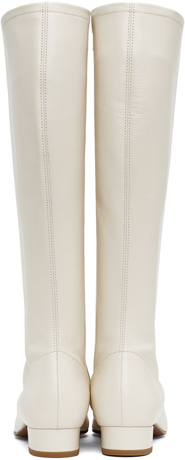 Tenisky a topánky BY FAR Leather Knee-High Boots Biela | 19FWEDIDFHL, 1