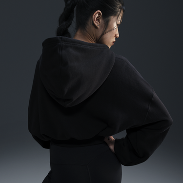 Mikina Nike Sportswear Cropped Hoodie Čierna | FV7777-010, 1