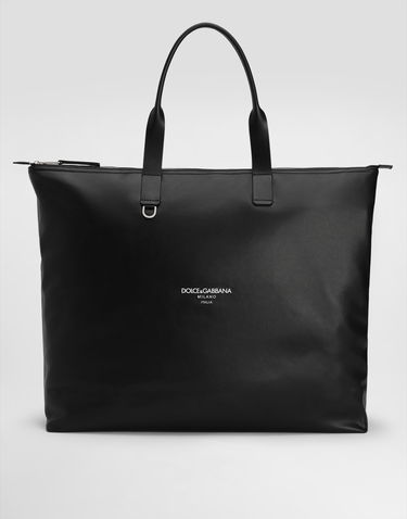 Tote bag Dolce & Gabbana Dolce & Gabbana Large Calfskin Shopper Čierna | BM2374A6E4880999, 0