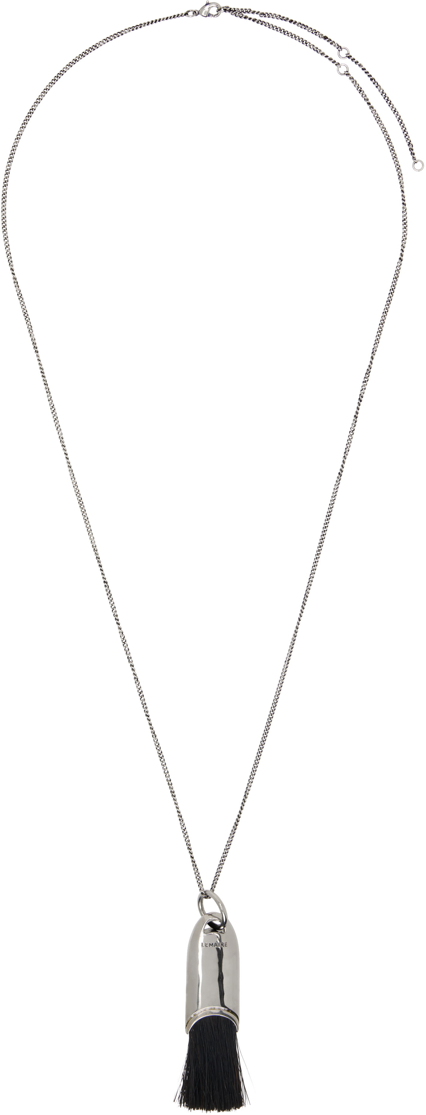 Náhrdelník LEMAIRE Lemaire Personal Brush Pendant Necklace Metalická | JW0081 LO036, 0