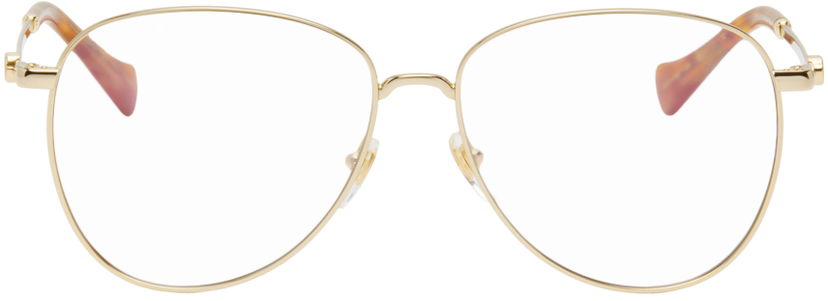 Oblečenie Gucci Aviator Glasses Béžová | GG1419S-004