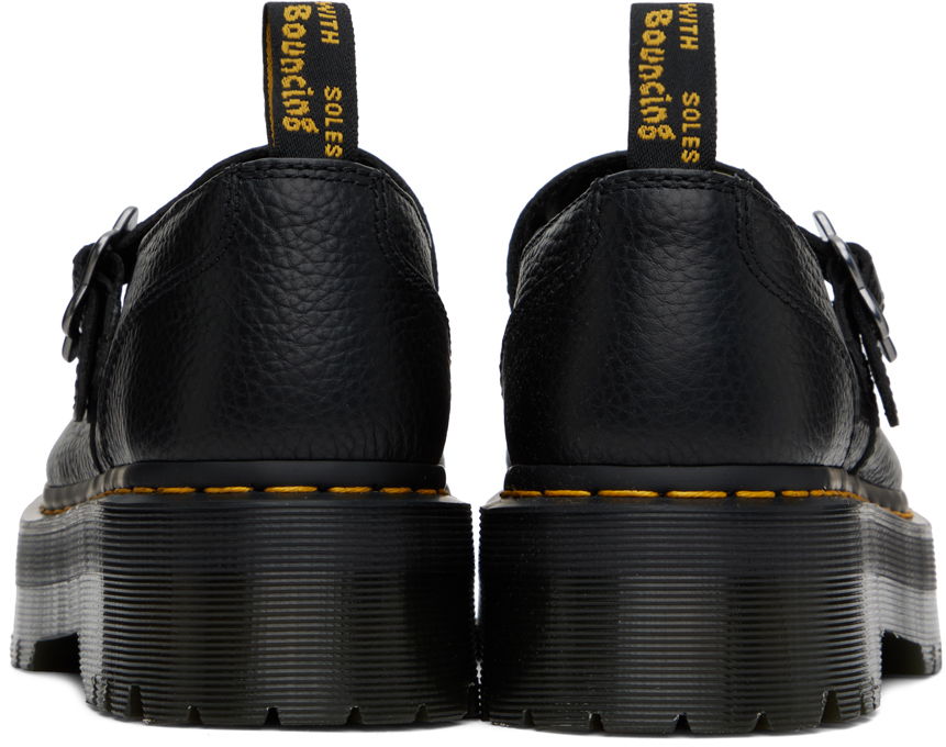 Oblečenie Dr. Martens Dr. Martens Addina Flower Buckle Leather Platform Oxfords Čierna | 27644001, 1