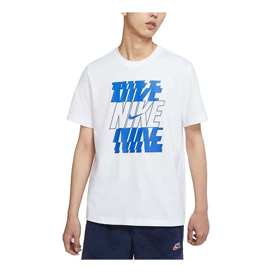 Tričko Nike Sportswear Alphabet Print T-Shirt Biela | DB6476-100, 0