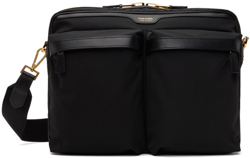 Taška cez rameno Tom Ford Tom Ford Recycled Nylon Utility Bag Čierna | H0606-TNY017G, 0