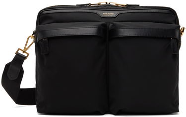 Taška cez rameno Tom Ford Tom Ford Recycled Nylon Utility Bag Čierna | H0606-TNY017G, 0