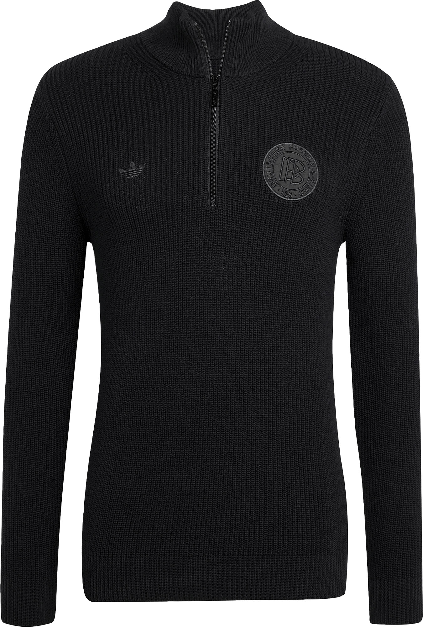 Sveter adidas Originals Adidas DFB Deutschland Half-Zip Sweatshirt Čierna | ji6778, 0