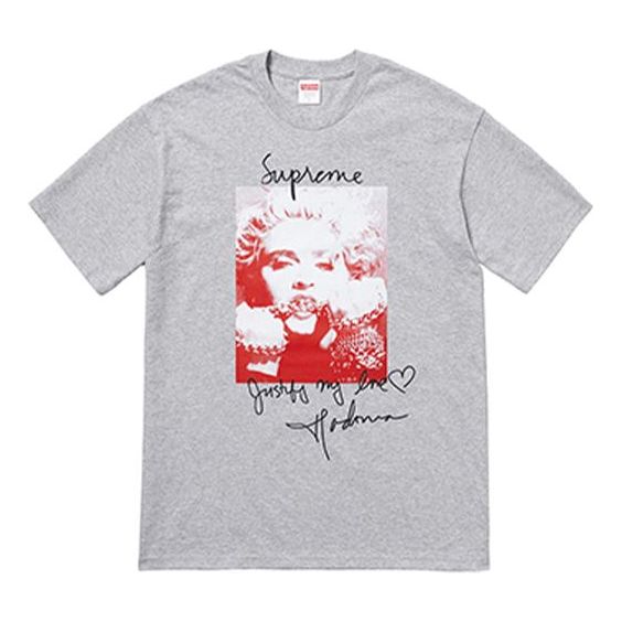 Tričko Supreme Madonna Printed T-Shirt Šedá | SUP-FW18-004