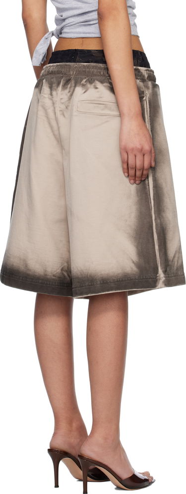 Šortky MISBHV MISBHV Oversize Mud Shorts Béžová | 250W364, 2