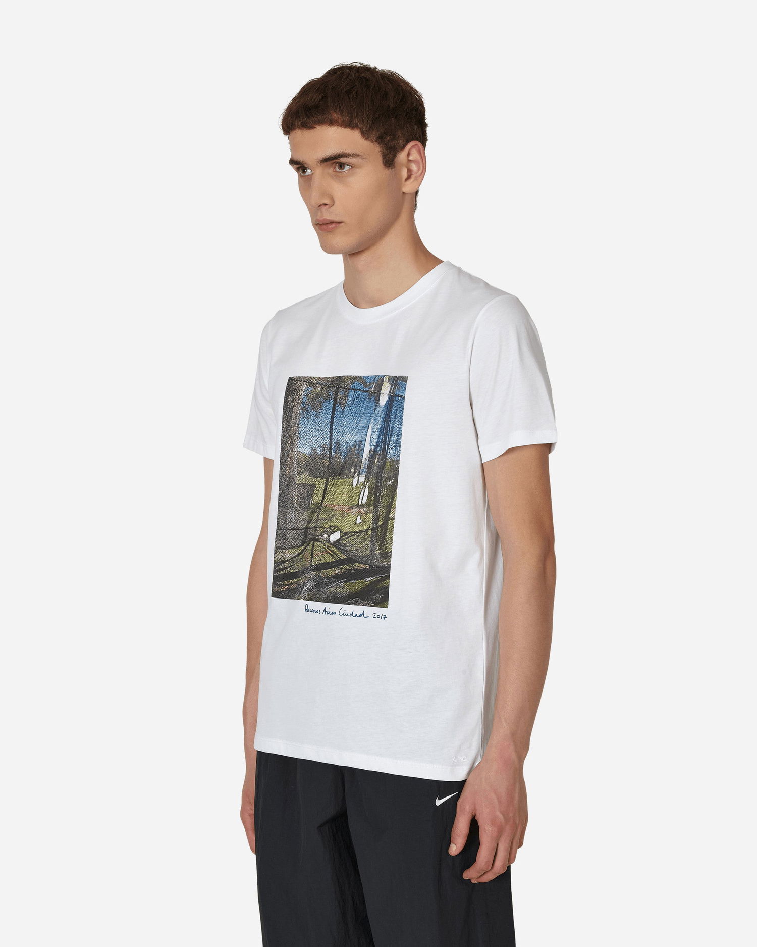 Tričko A.P.C. Jean Touitou x Palermo Tee Biela | COELH-M26165-AAB, 1