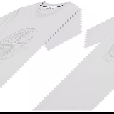 Tričko Stone Island Reflective One Badge Print T-Shirt Šedá | 80152RC87-V0064, 0