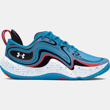 Tenisky a topánky Under Armour Unisex Spawn 6 Basketballschuhe Capri / Rot Solstice / Weiß 44.5 Tyrkysová | 3027259-400, 0