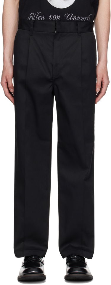 Nohavice WACKO MARIA WACKO MARIA x Dickies Edition Pleated Trousers Čierna | 25SS-WMP-DC01, 0
