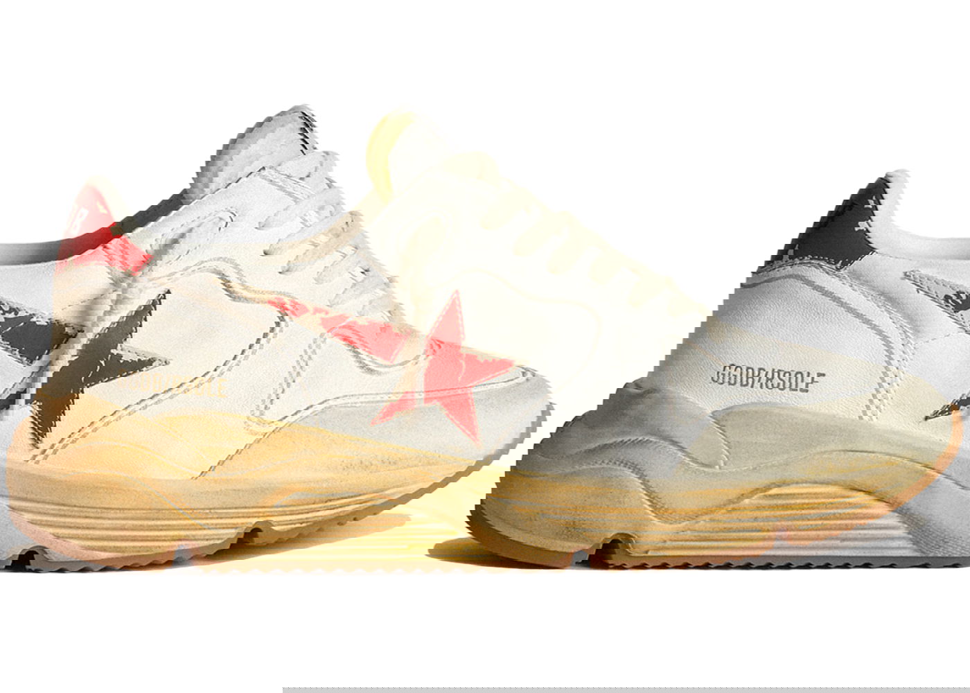 Tenisky a topánky Golden Goose Running Sole White Red Biela | GMF00126.F003460.10575, 0