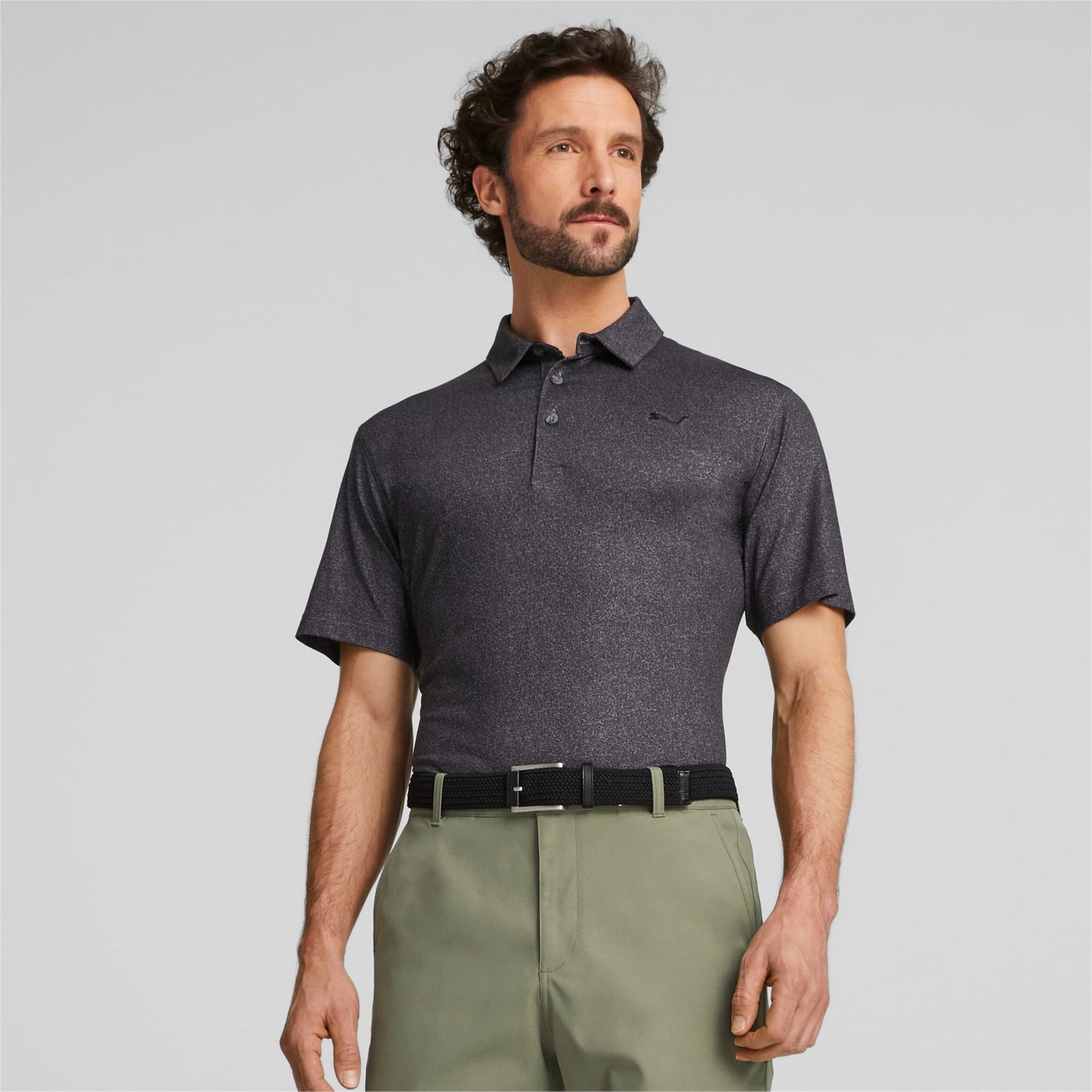 Polo tričko Puma Cloudspun Primary Golf Poloshirt Herren, Schwarz, Čierna | 538993_01, 1