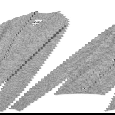 Sveter GANNI Soft Wool Cardigan Šedá | K2168-921, 0