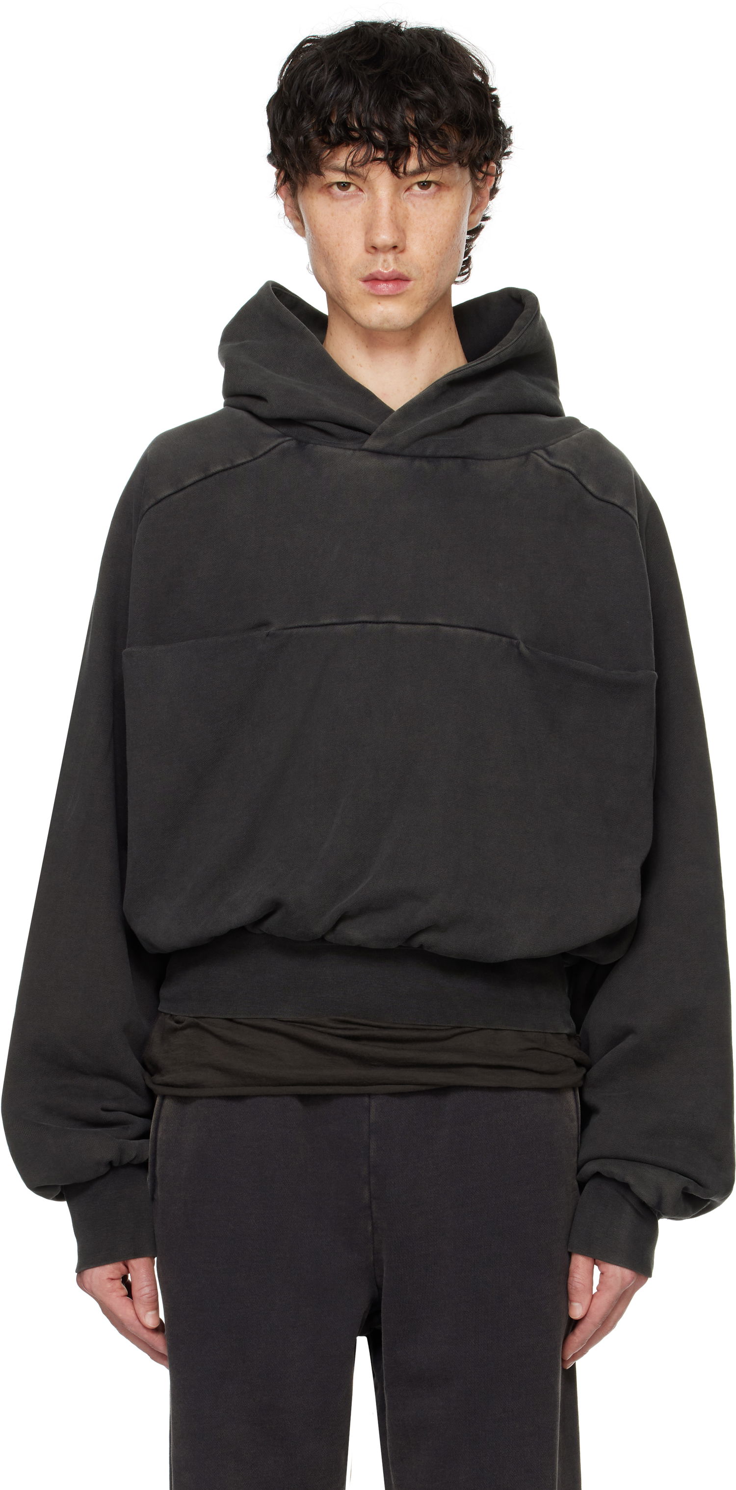 Mikina Entire Studios Double Hoodie Čierna | ES2367WB, 0