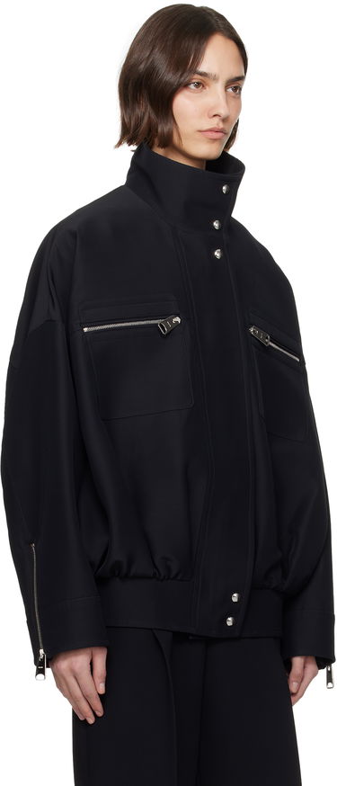 Bunda Khaite Khaite Ayman Bomber Jacket Čierna | 6168576, 1