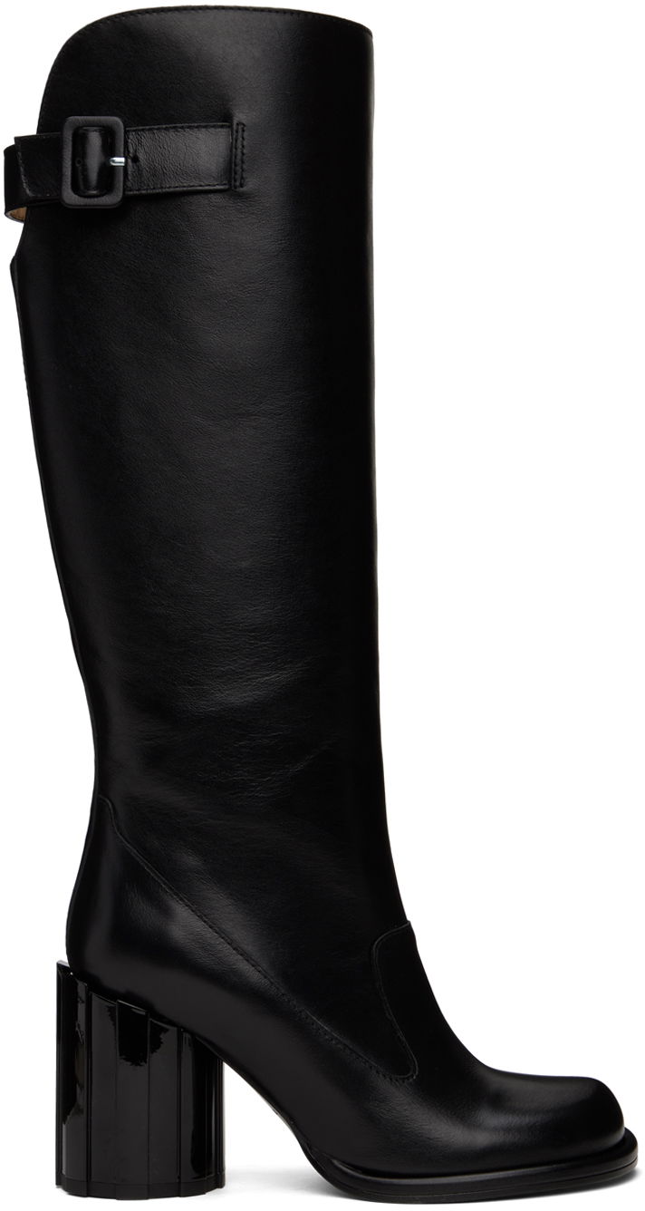 Oblečenie AMI AMI Paris Anatomical Toe Buckled Boots Čierna | FSV607.AL0063, 0