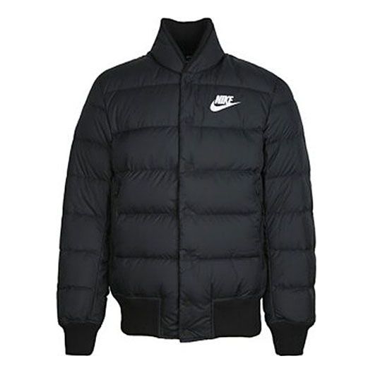 Bomber bunda Nike Nike Stay Warm Sports Down Jacket Čierna | 928820-010
