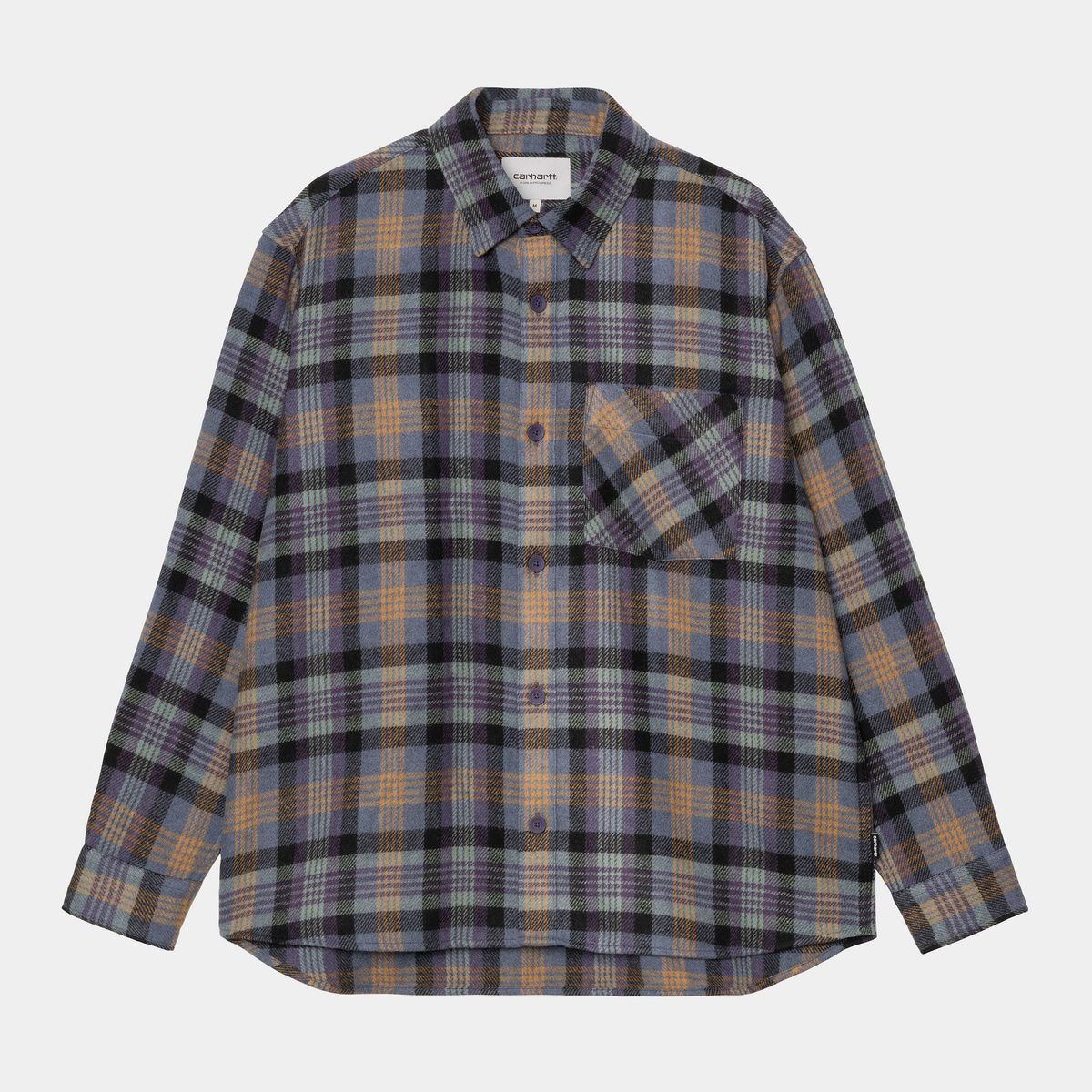 Košeľa Carhartt WIP Carhartt WIP Dern Long Sleeve Shirt Modrá | I035331_10, 0