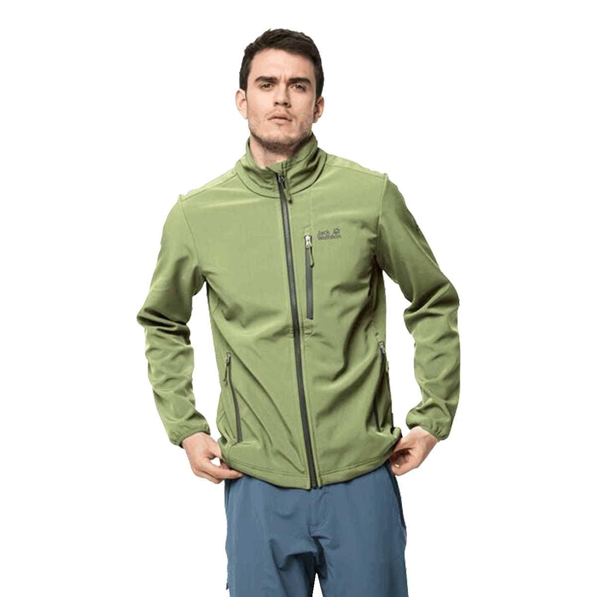 Bunda Jack Wolfskin Whirlwind Softshell Jacket Zelené | 1305801-4129, 0