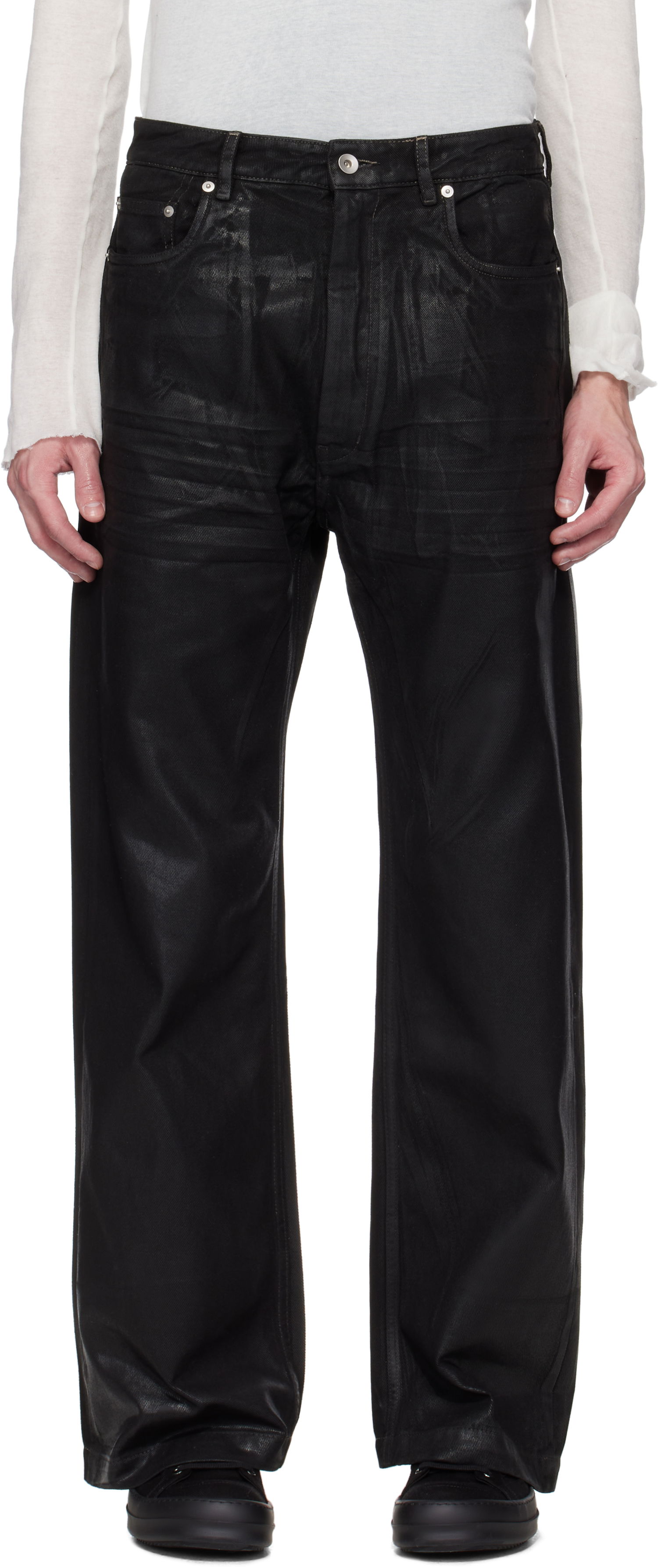 Džínsy Rick Owens Rick Owens DRKSHDW Hollywood Geth Jeans Čierna | DU01E3351 DCF, 0