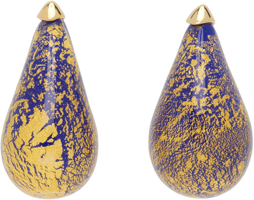 Náušnice Bottega Veneta Drop Glass Earrings Metalická | 786219 V1A91, 0