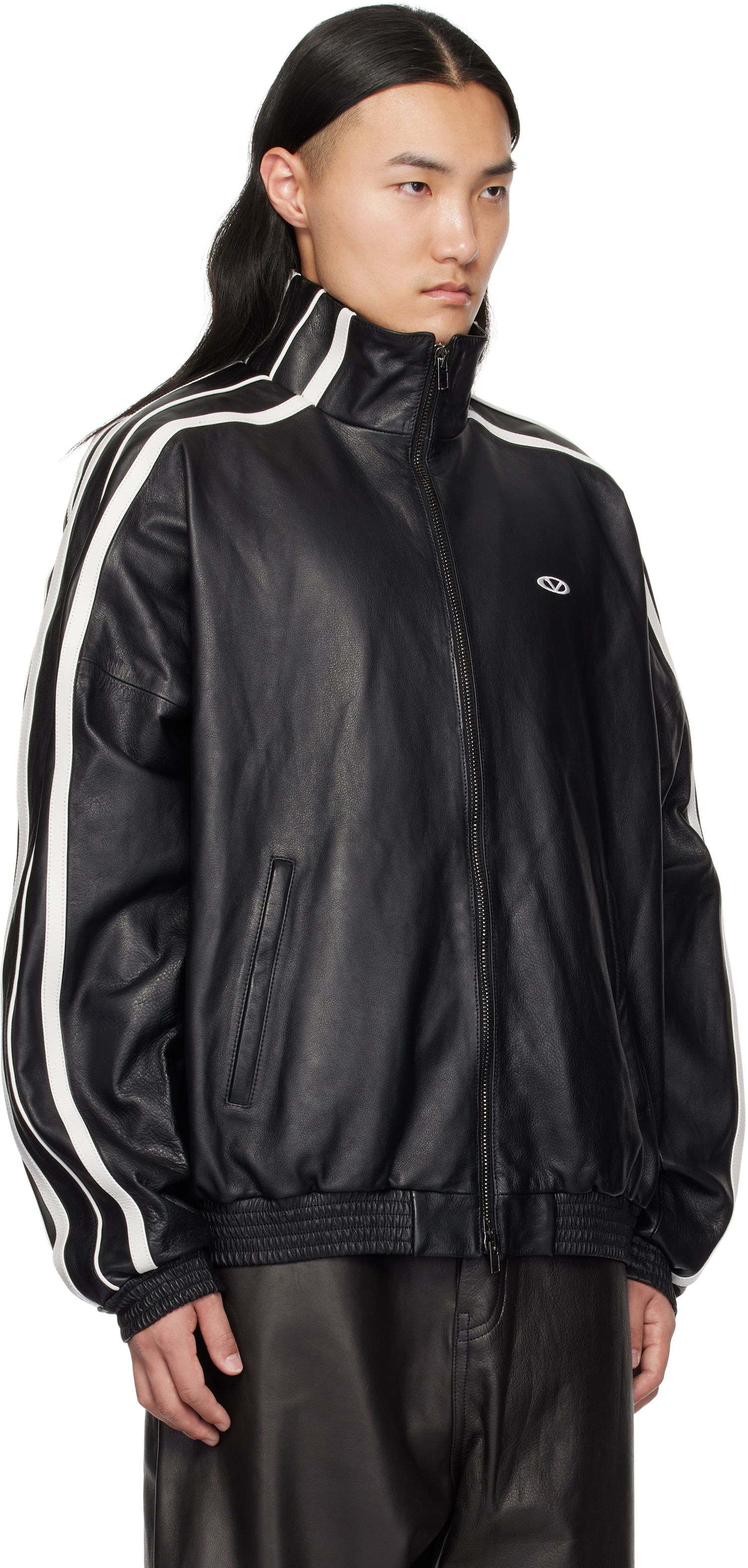 Bunda VETEMENTS Vetements Gym Leather Jacket Čierna | UA66JA290B, 1
