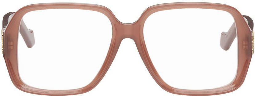 Slnečné okuliare Loewe Brown Square Glasses Hnedá | LW50041I