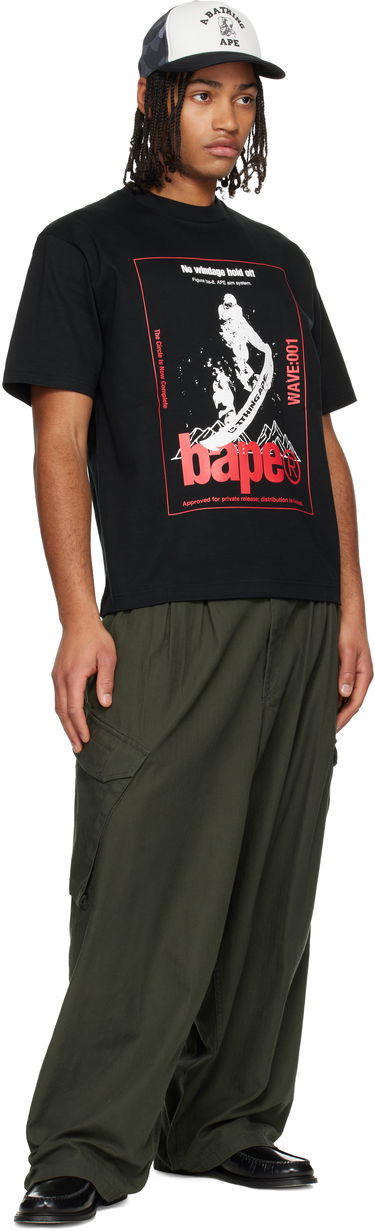 Tričko BAPE Kazuki Kuraishi Edition Skate Relaxed Fit T-shirt Čierna | 001CSL831904C, 3