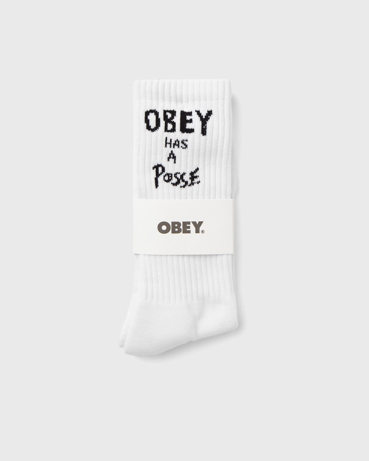Ponožky OBEY Has A Posse Socks Biela | 100260187-WHT, 0