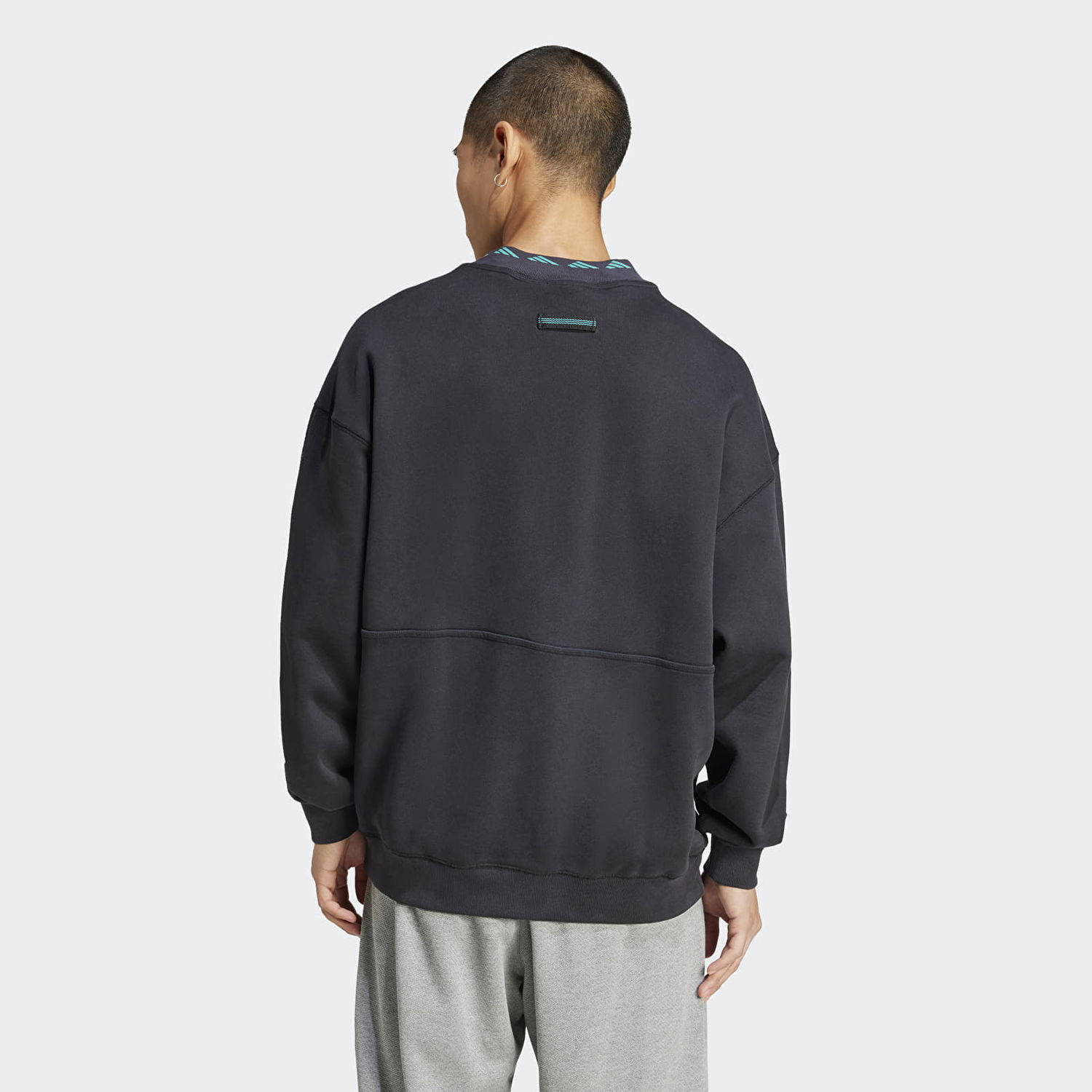 Mikina adidas Originals Equipment Fleece Half-Zip Sweatshirt Čierna | JP0357, 1