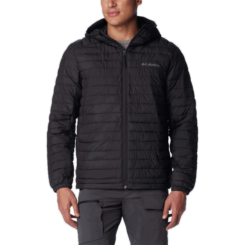 Prešívaná bunda Columbia Silver Falls™ II Padded Hooded Jacket Čierna | 2098722010