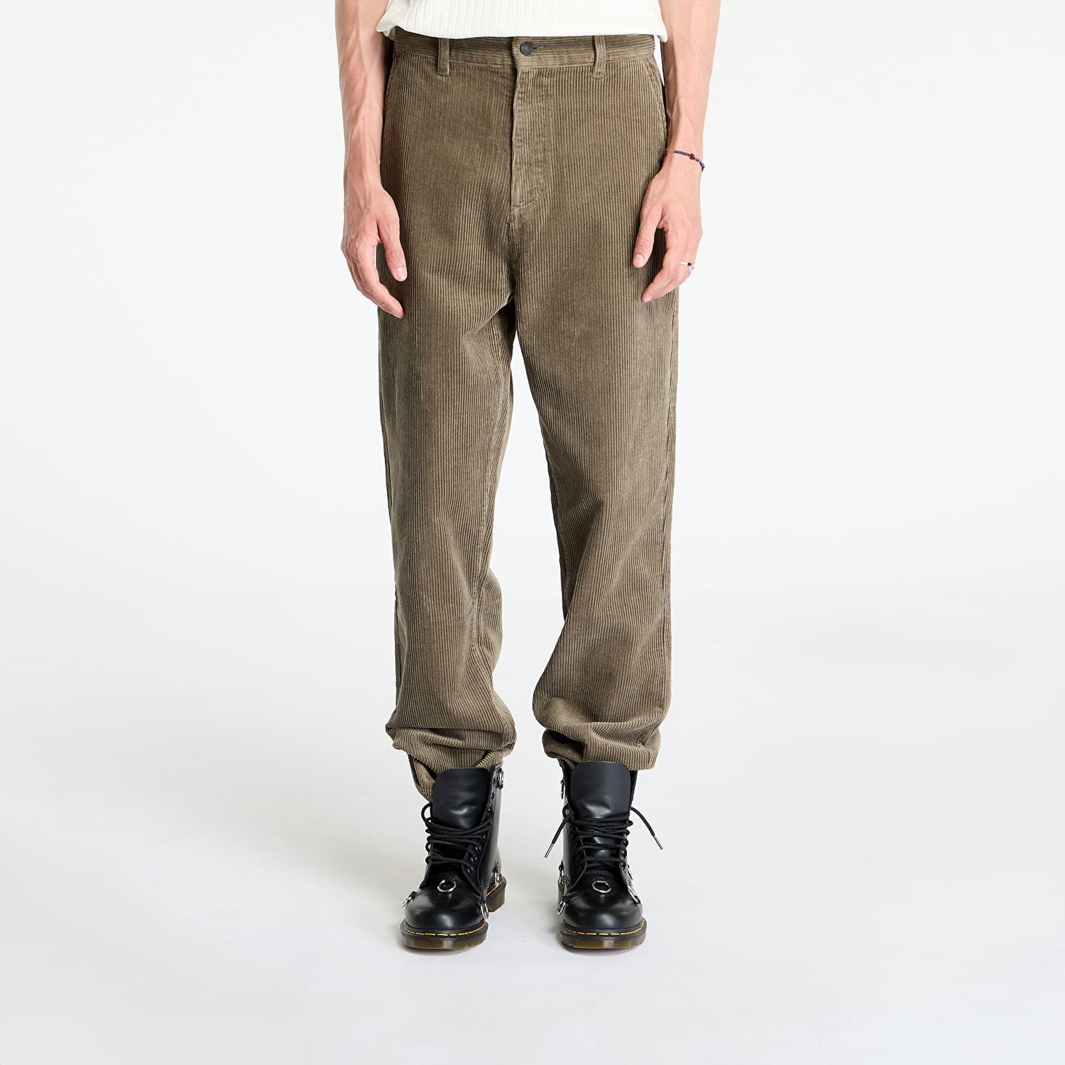 Džínsy CALVIN KLEIN Jeans Corduroy Pant Gray Hnedá | J30J326161 PFV, 0