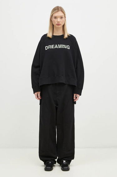 Mikina UNDERCOVER Black Relaxed-Fit Sweatshirt With Print Čierna | UC2D1895.2, 4