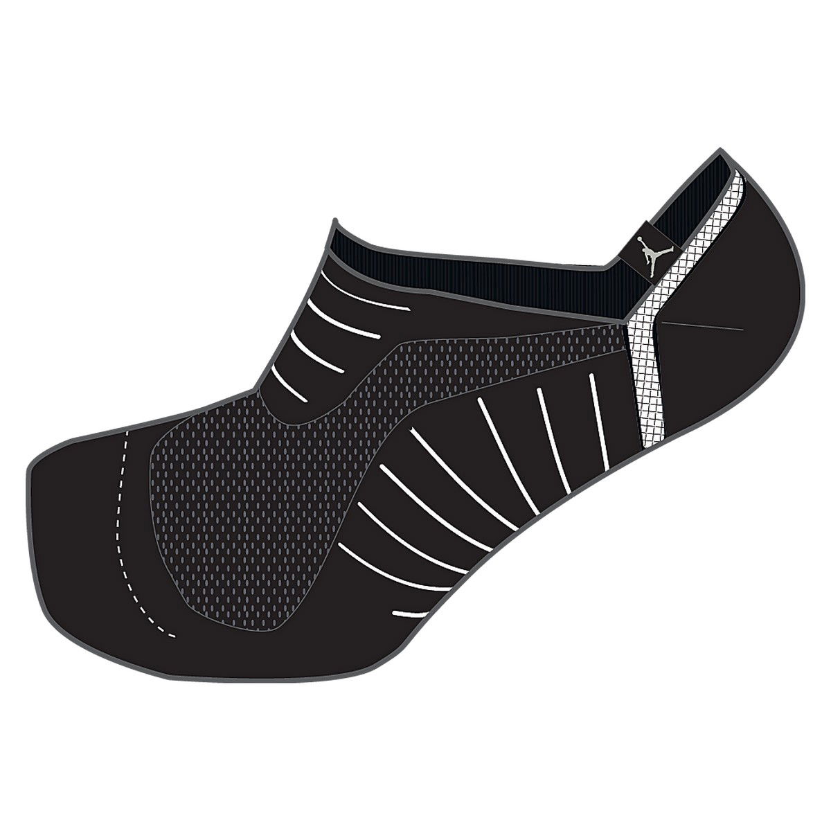 Ponožky Nike Ultimate Flight Ankle Socks Čierna | SX5420-010, 0