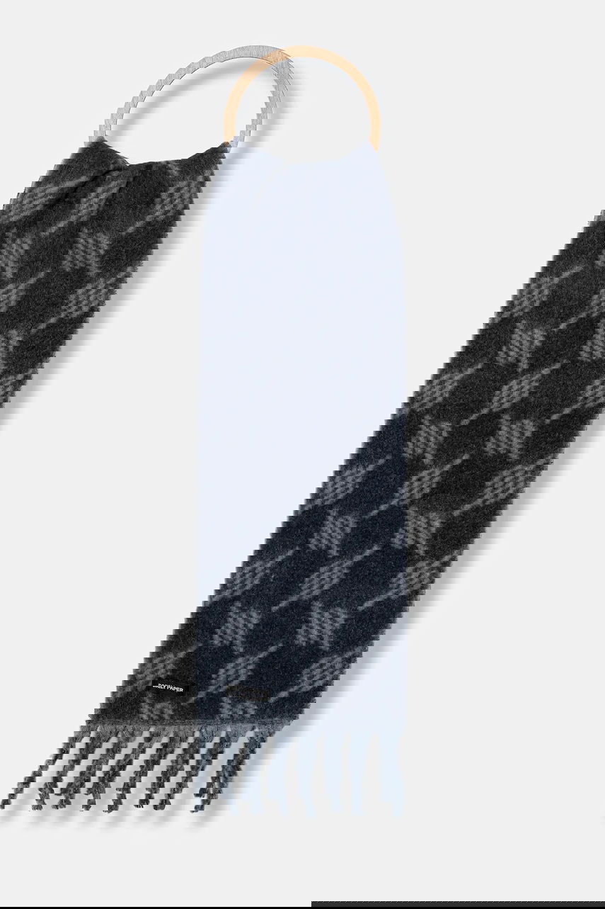 Šál DAILY PAPER Daily Paper Riyo Monogram Wool Blend Scarf Modrá | 2521093, 0