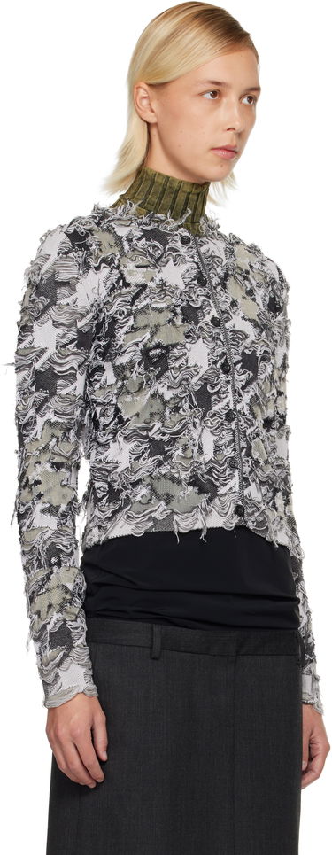 Sveter Diesel Shredded Knit M-Sibylla Cardigan Rôznofarebný | A21465 0LKDQ, 1