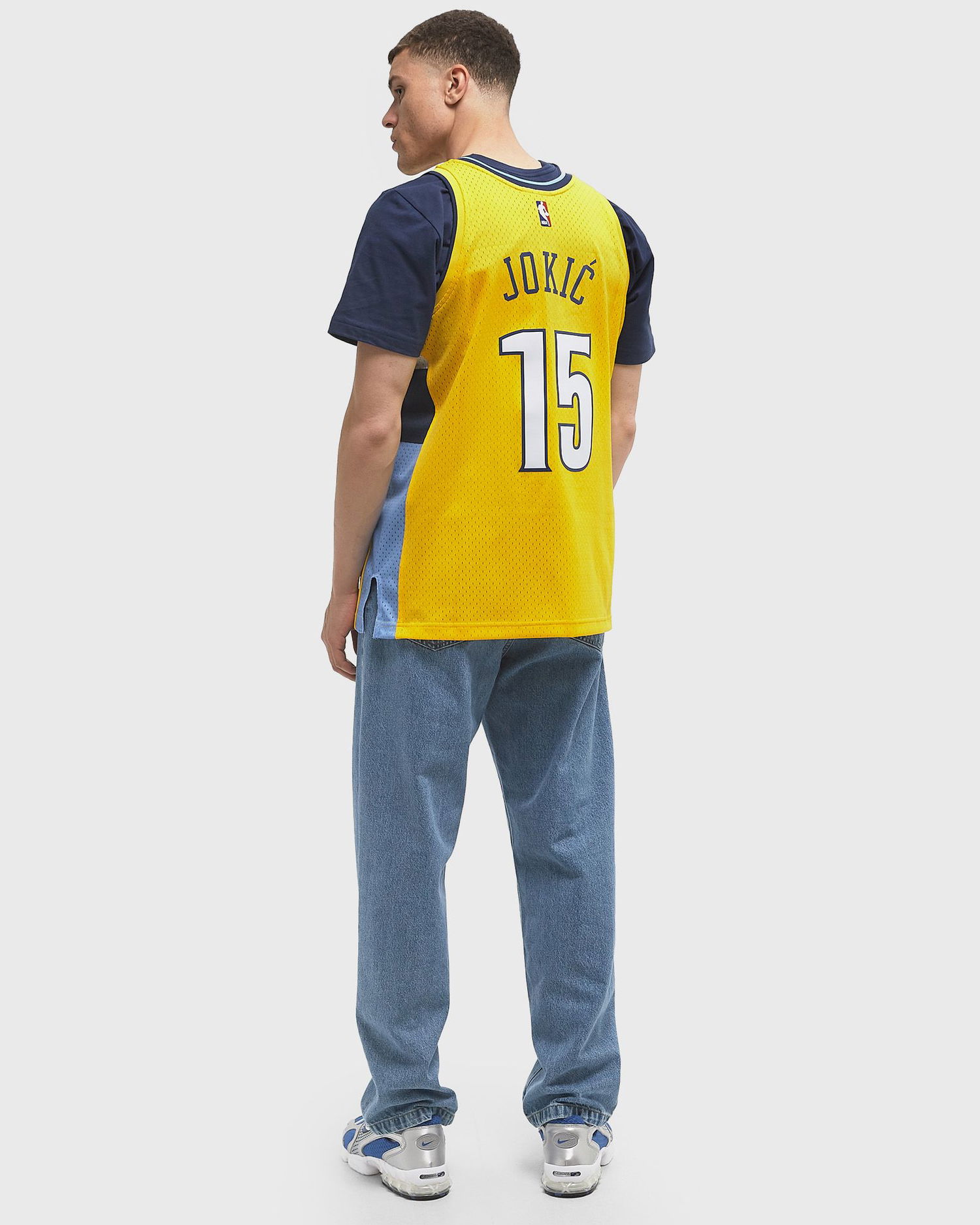 Dres Mitchell & Ness Denver Nuggets 2017 Nikola Jokic #15 Swingman Jersey Žltá | JY11638-DNUYELL, 1