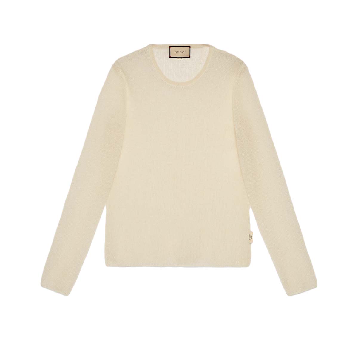 Sveter Gucci Silk Mohair Sweater Ivory Béžová | 758085 XKDIQ 9166, 0