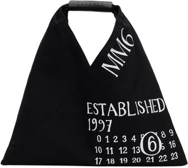 Kabelka Maison Margiela Maison Margiela Mini Jersey Tote 'Established Print' Čierna | SB6WD0013 P7260, 0