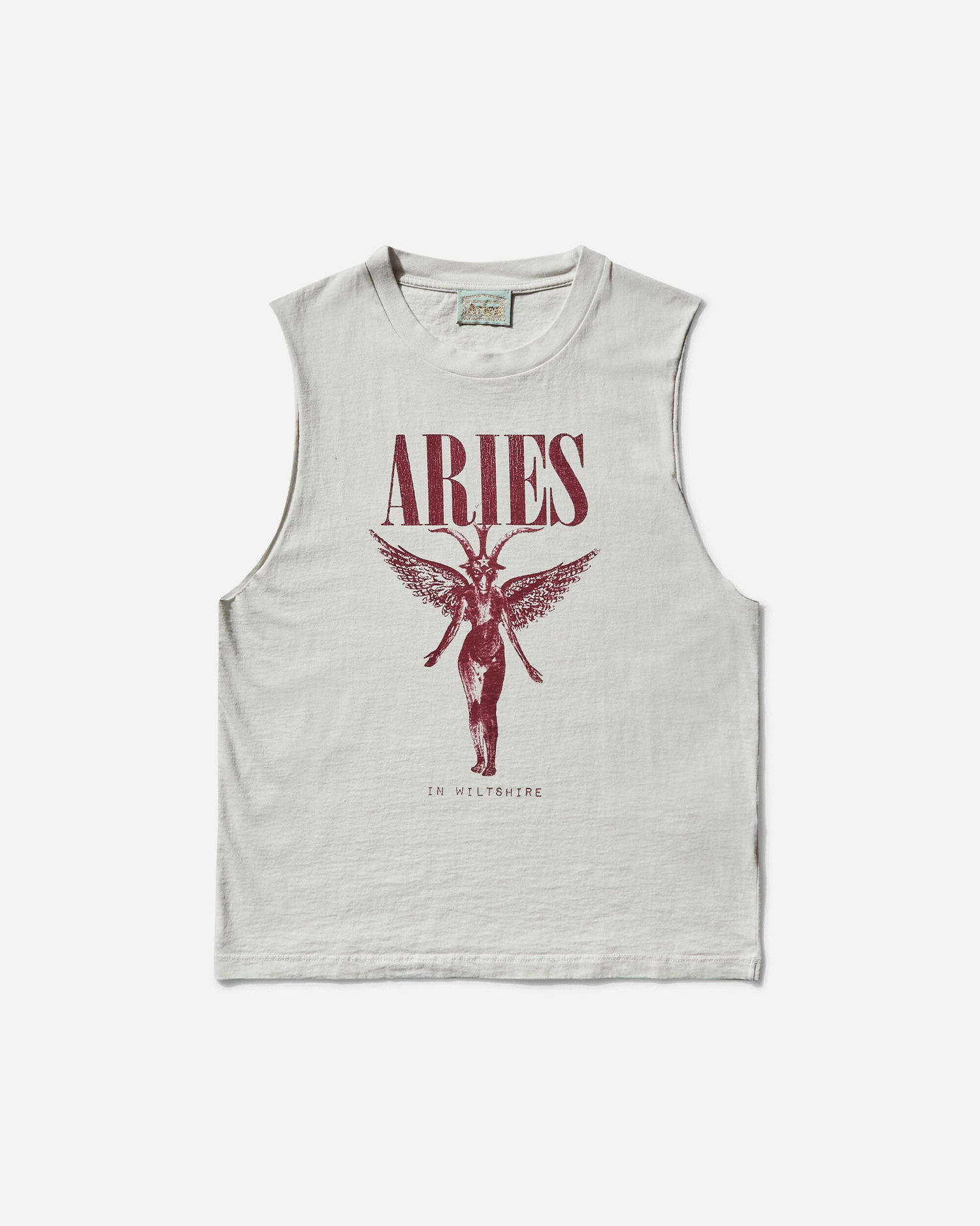 Tielko Aries Faded Muscle Vest Béžová | AR4002703 OFFWHT, 0