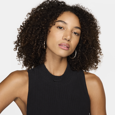 Crop Top Nike Sportswear Chill Knit Čierna | FN3677-010, 4