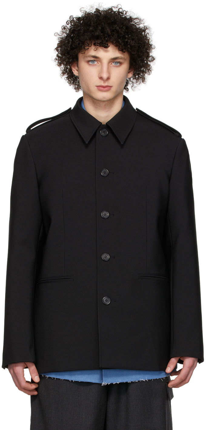 Košeľa We11done We11done Regular Collar Jacket Čierna | WD-JK1-22-084-M-BK, 0