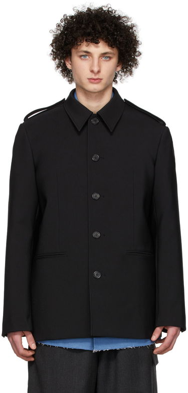 Košeľa We11done We11done Regular Collar Jacket Čierna | WD-JK1-22-084-M-BK, 0