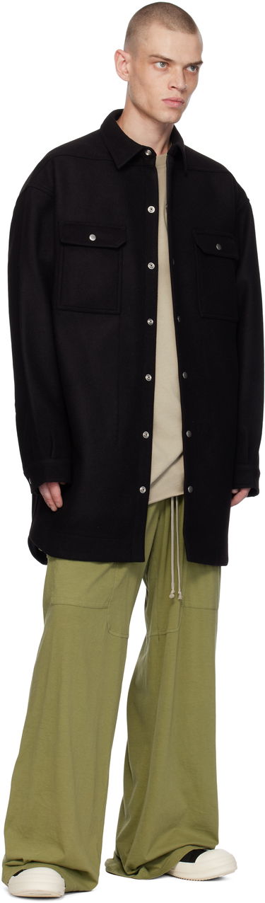 Cargo nohavice Rick Owens Rick Owens DRKSHDW Porterville Creatch Wide Drawstring Cargo Pants Zelené | DU02D2394 RN, 3