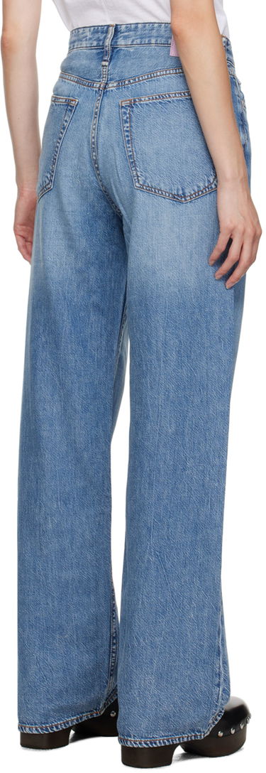 Džínsy rag & bone Logan Wide-Leg Jeans Modrá | WDD23S2935F2AU, 2